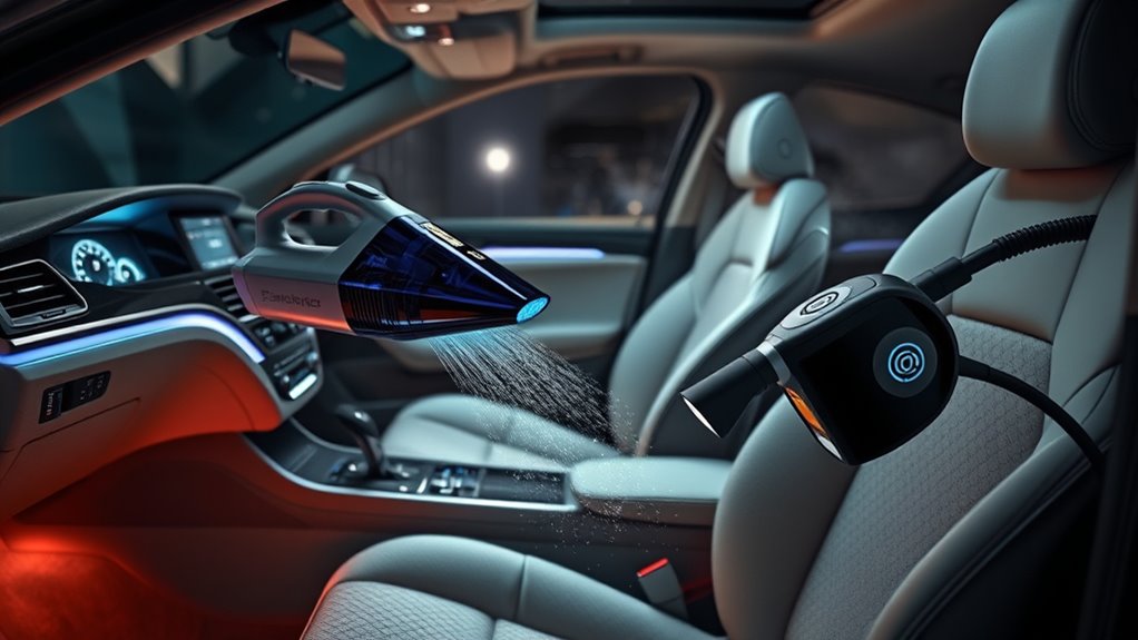 advanced car interior cleaning