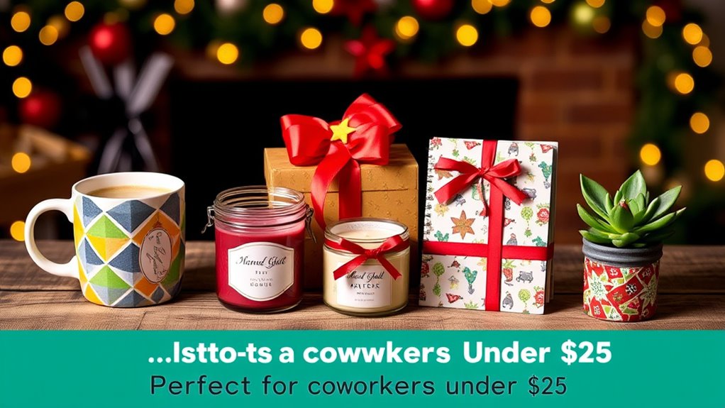 affordable festive coworker gifts