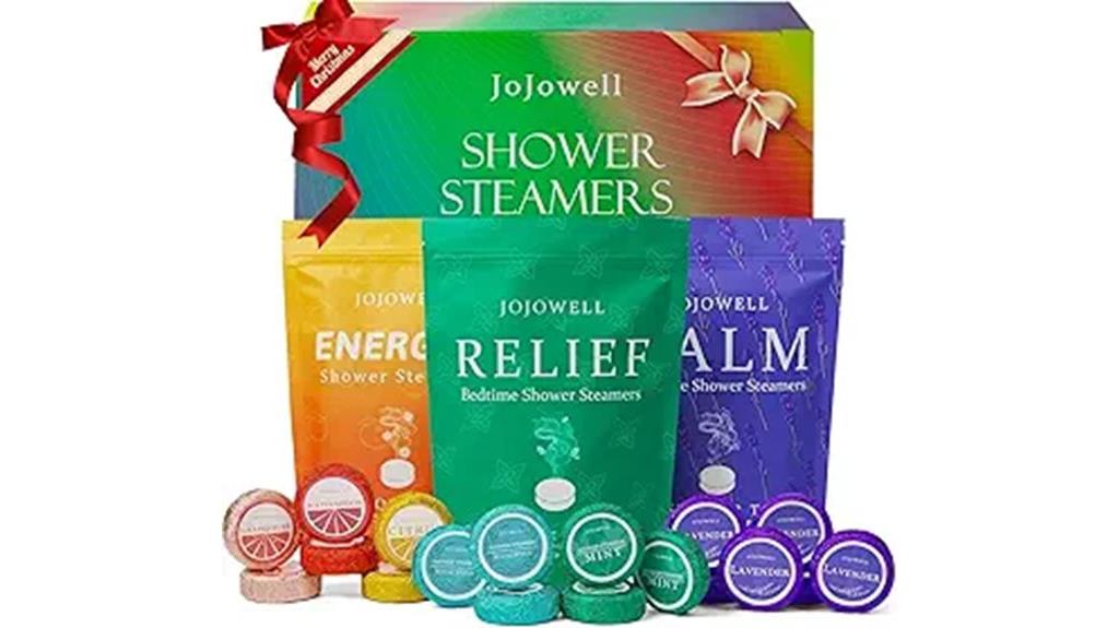 aromatherapy shower steamers pack