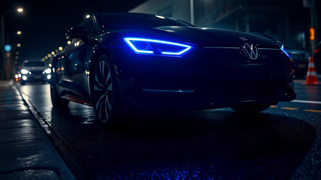 blue headlights pose safety risks