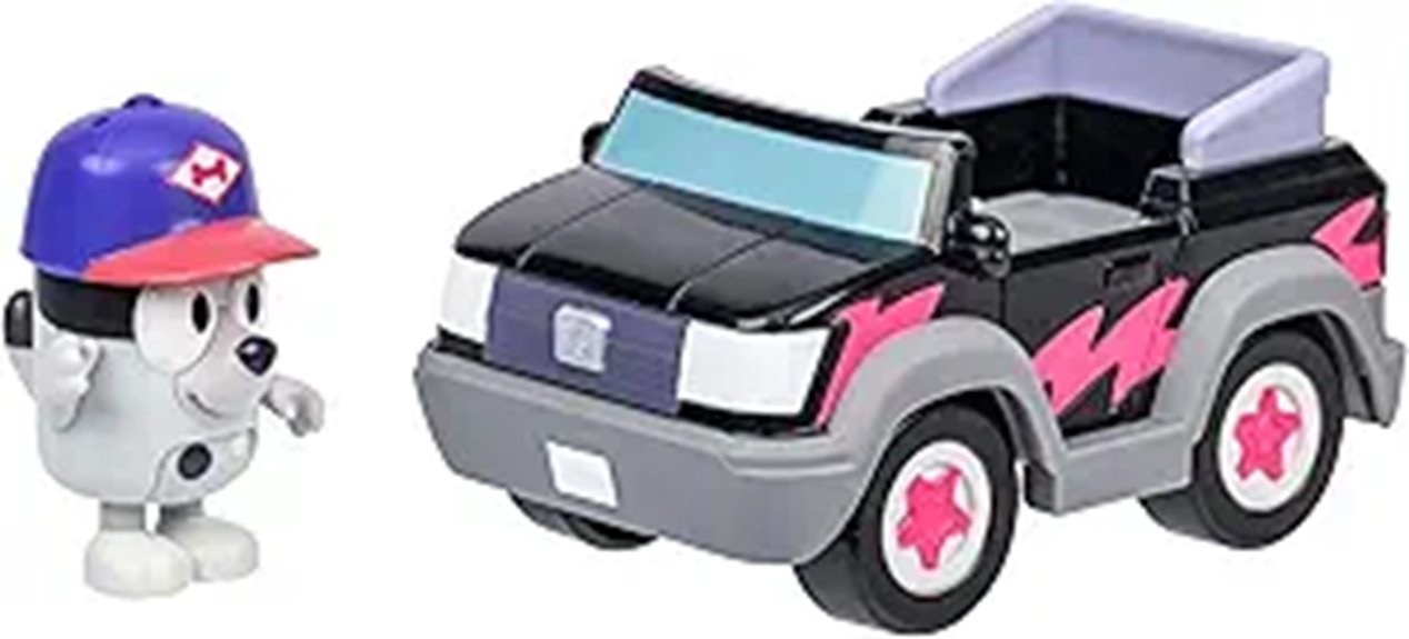 bluey pizza vehicle set