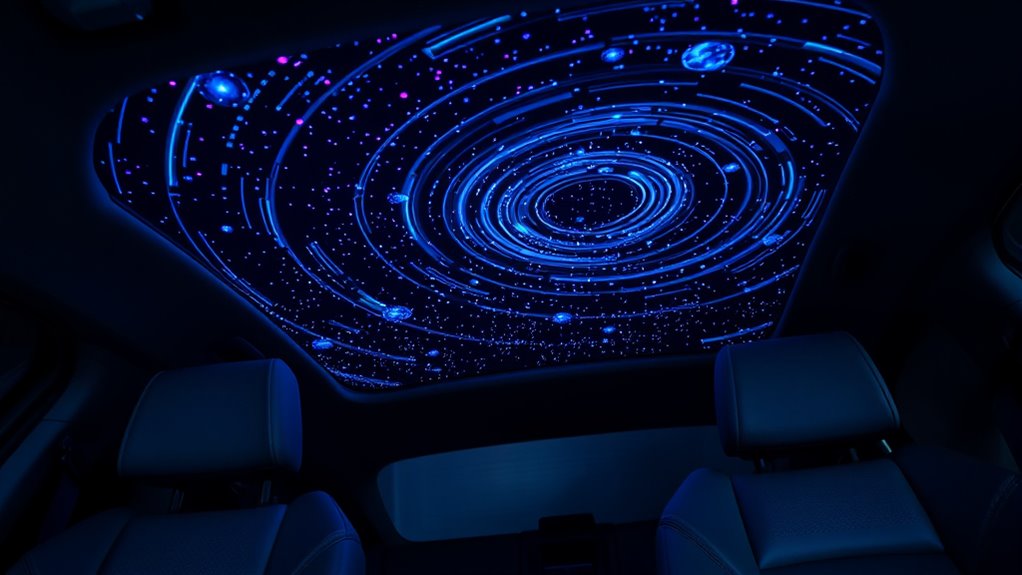 car ceiling galaxy projectors