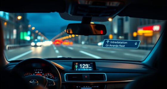 car gps windshield projection