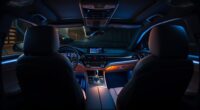 car interior ambient lighting