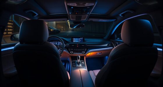 car interior ambient lighting