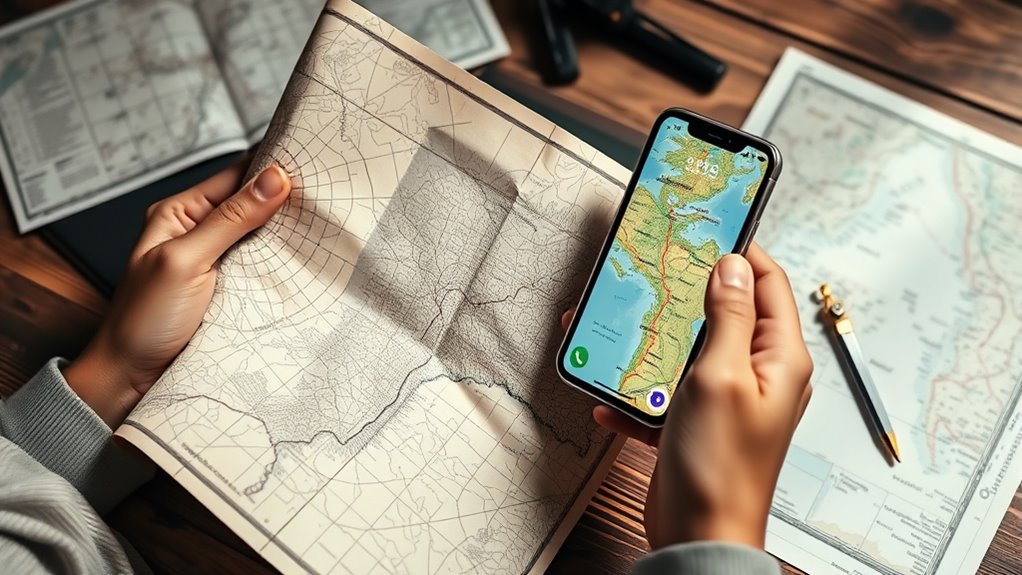 combine traditional and digital navigation