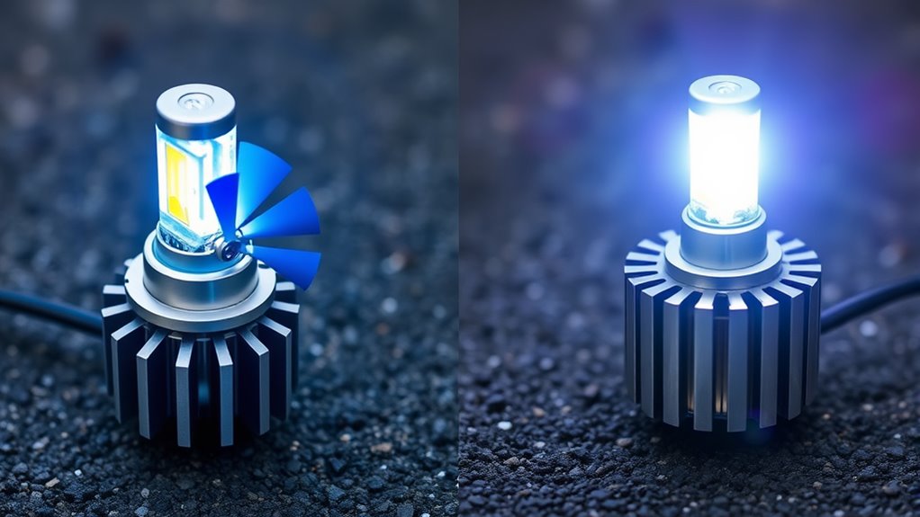 cooling options for headlights