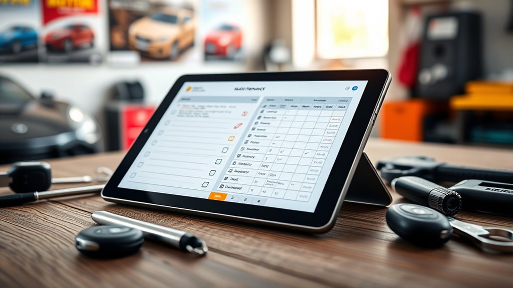 digital car maintenance records