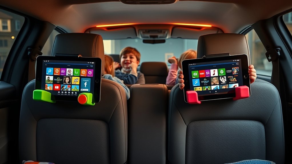 diy road trip screen setups