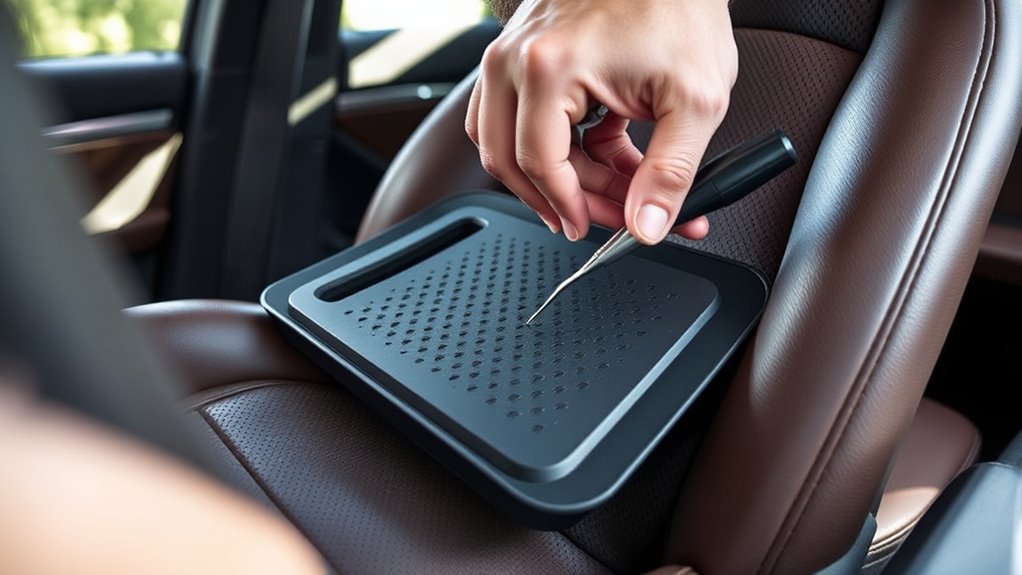 diy ventilated seat installation