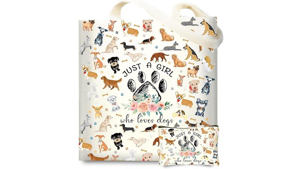 dog lover s reusable shopping bag