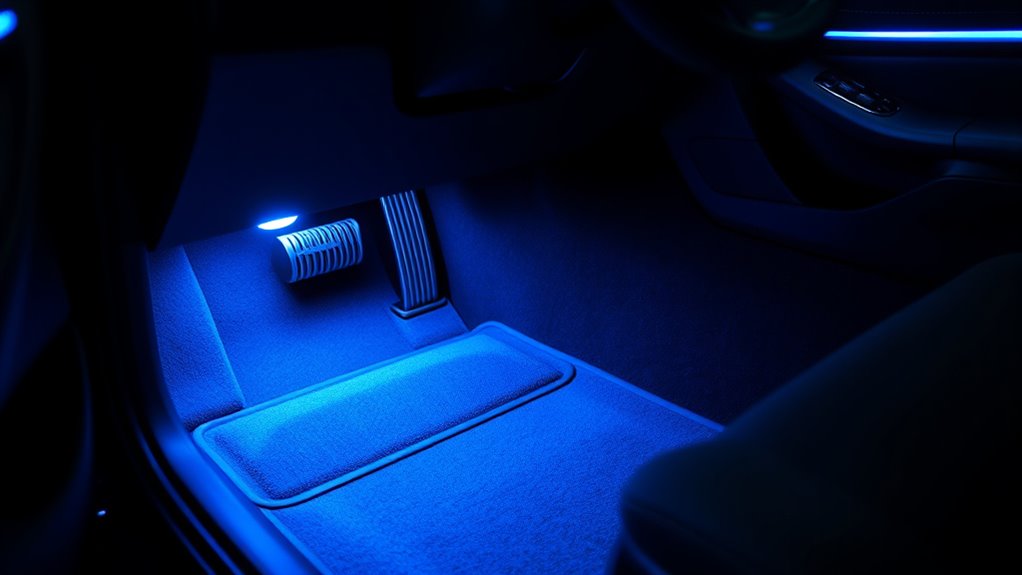 easy footwell lighting mods