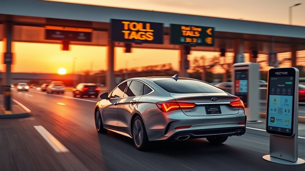 electronic toll transponder system