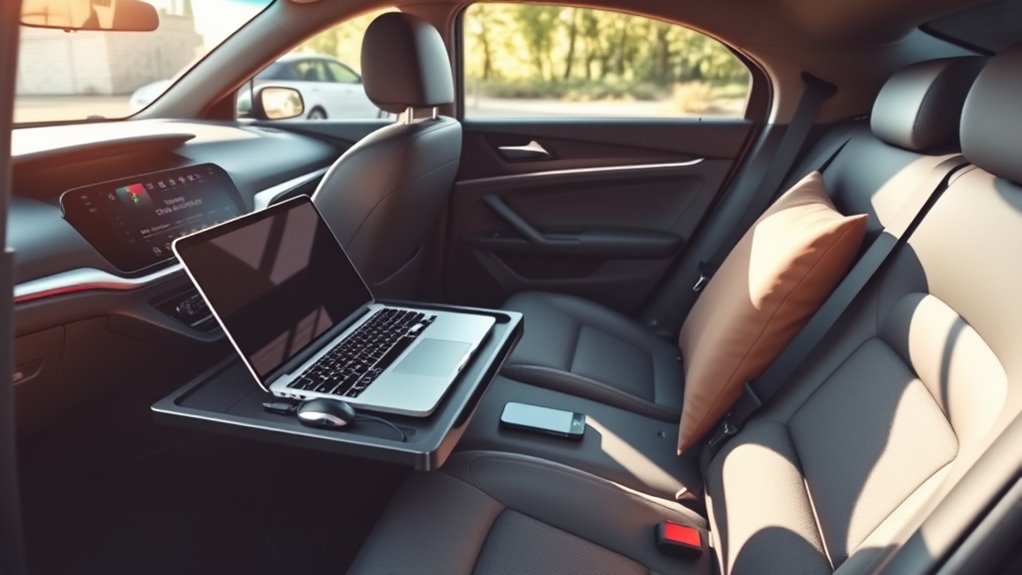 ergonomic setup and organization