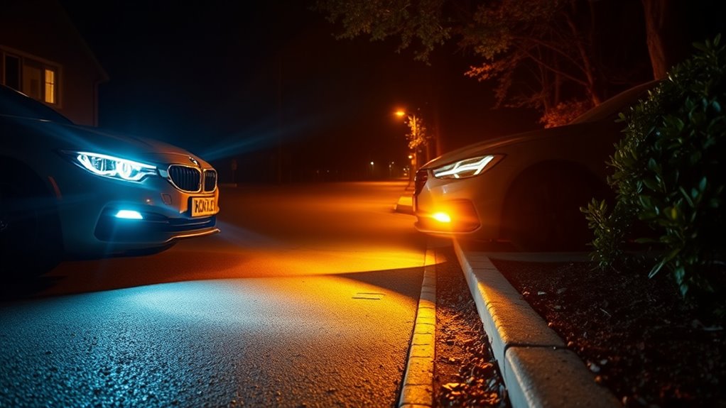 headlight color temperature comparison