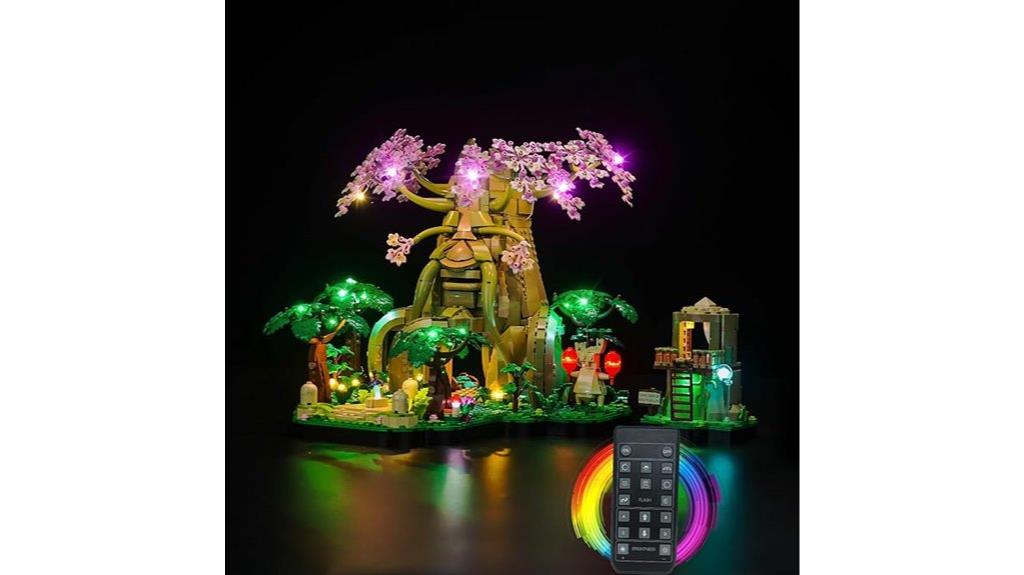 lego zelda deku tree lighting