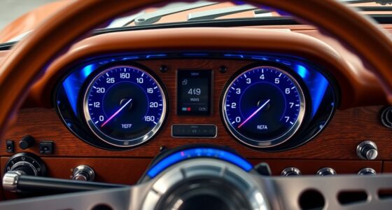 modern gauge cluster installation