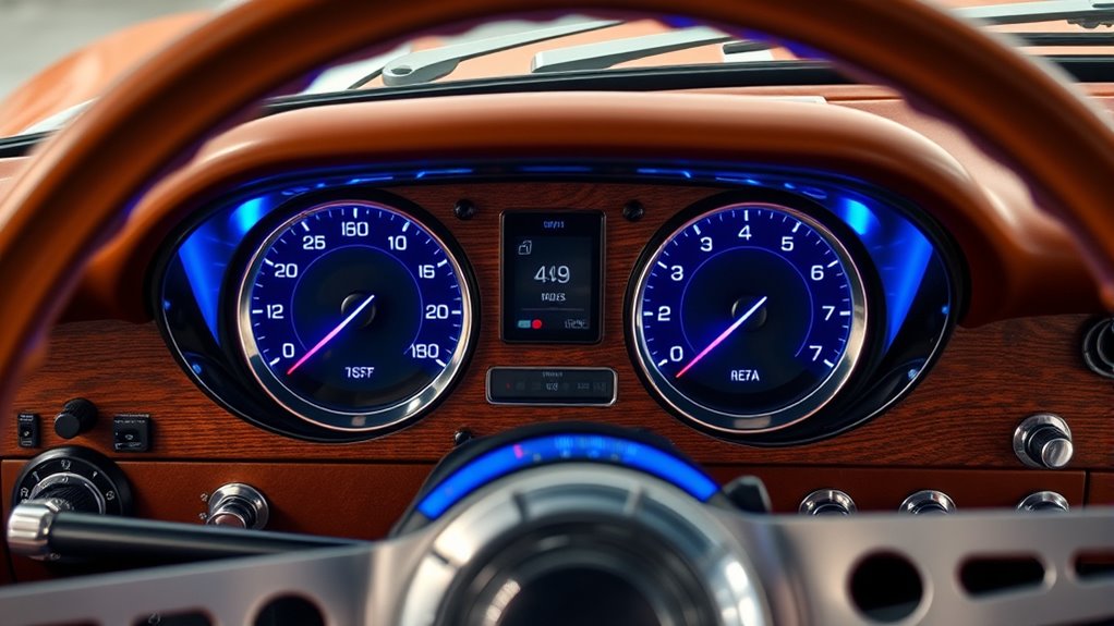 modern gauge cluster installation