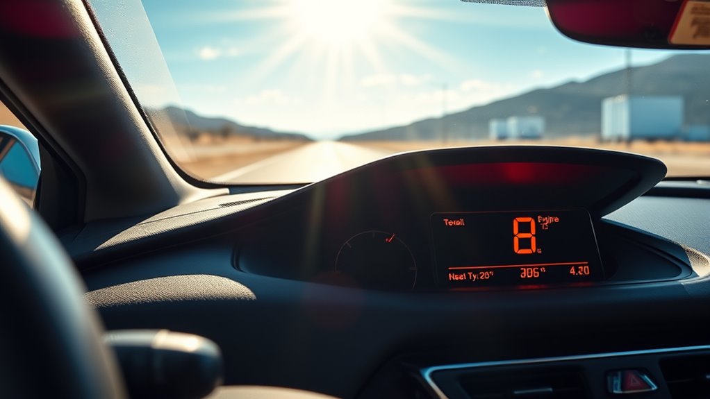 monitor engine temperature remotely