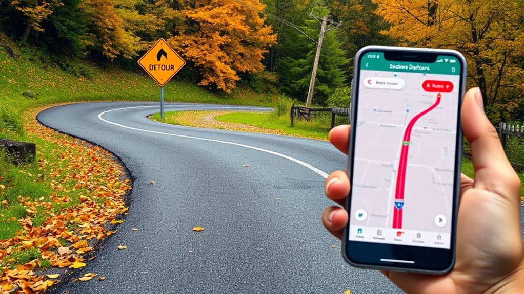 navigation apps adapt routes