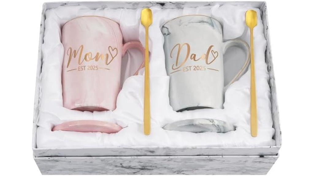 pregnant couple s gift mug