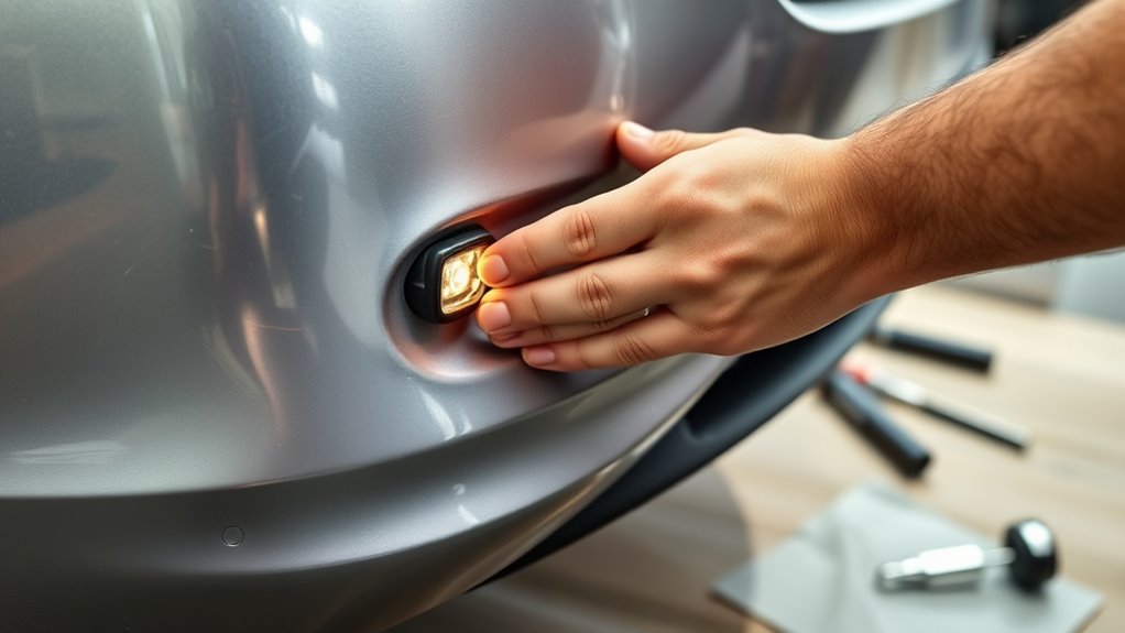 prepare car for sensor installation