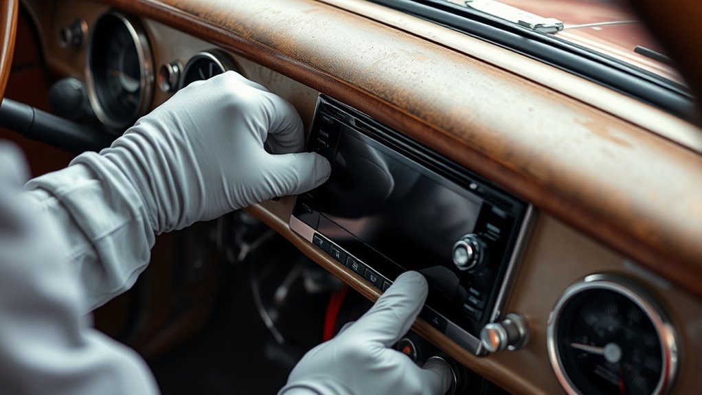 prepare vehicle for stereo