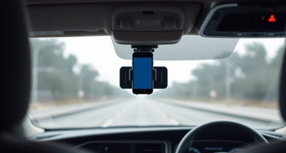 proper car mount placement