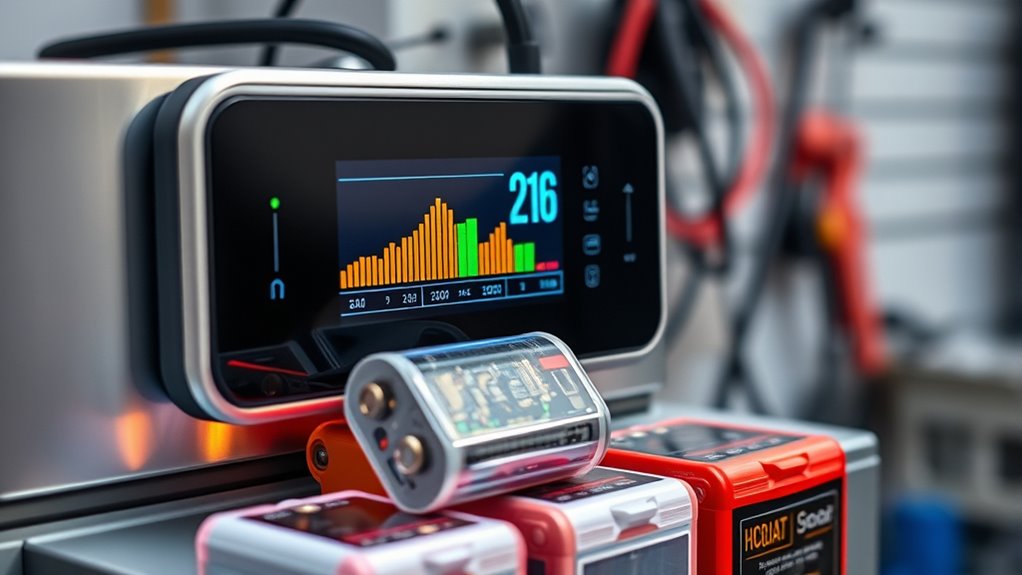 real time battery parameter monitoring