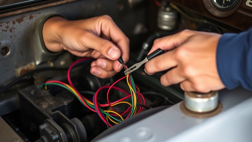 run wires connect power