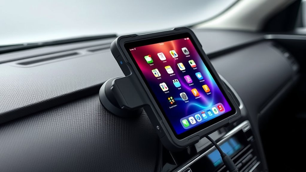 secure mounts and power