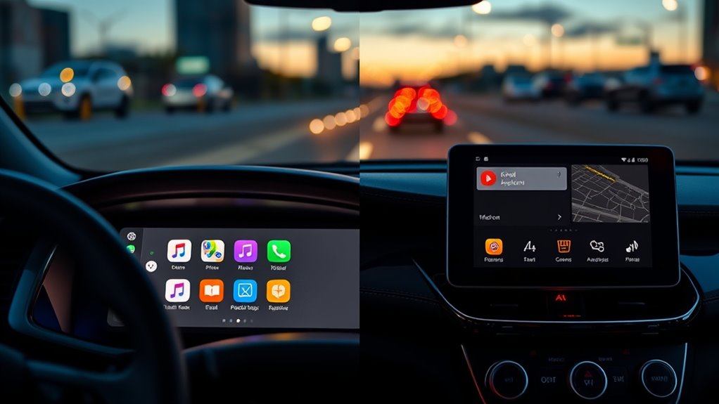 smartphone integration for driving