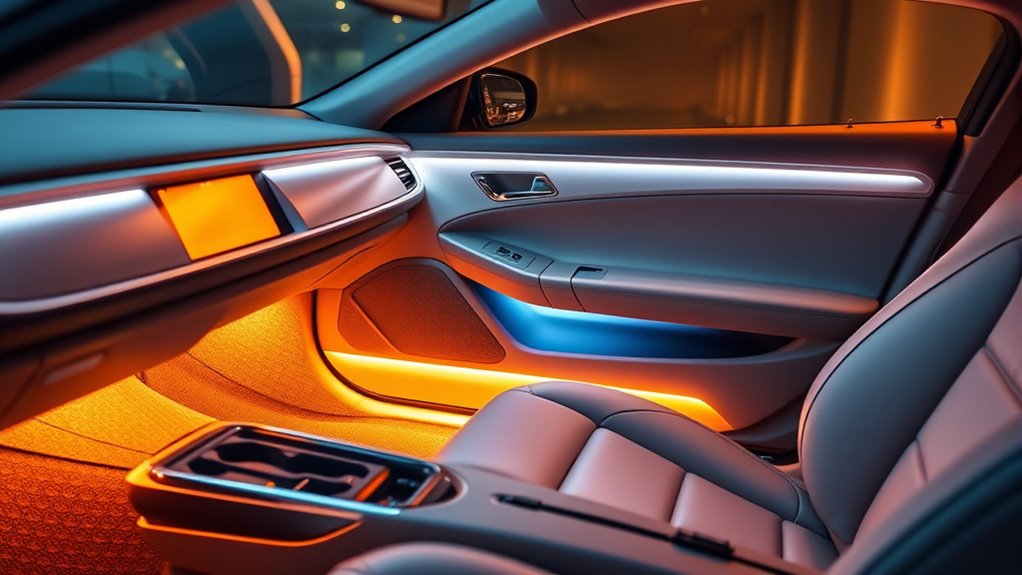 strategic led strip placement