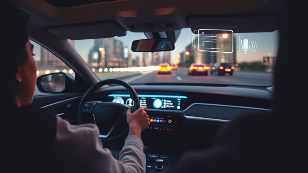 voice commands for safe messaging