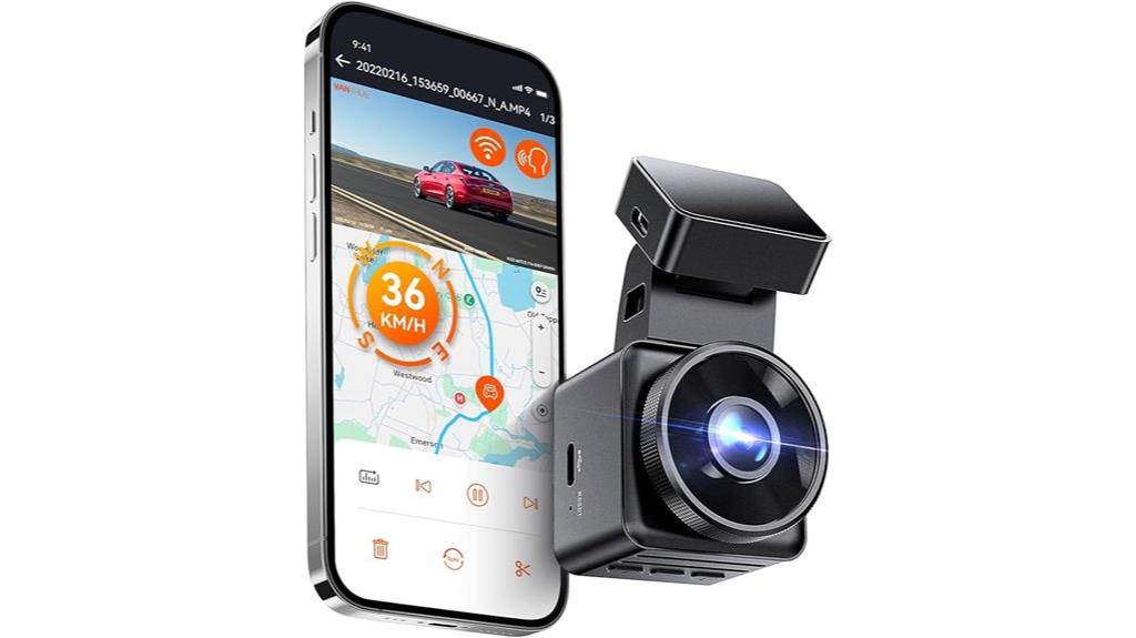 1080p wifi gps dash cam
