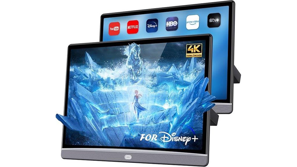 13 3 inch android headrest monitor