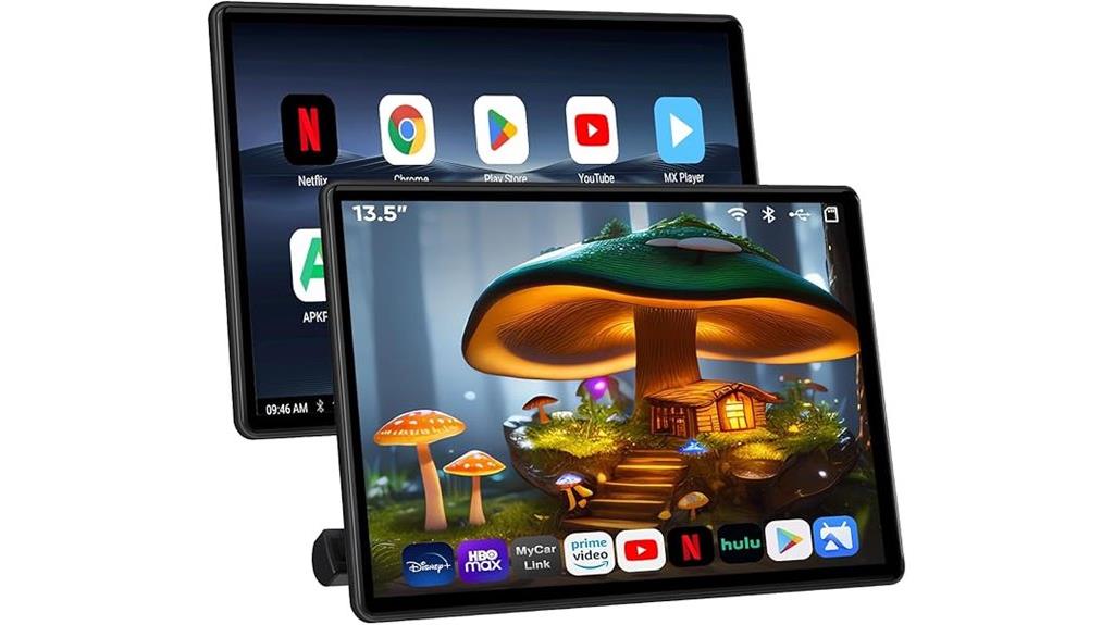 13 5 inch android car monitor