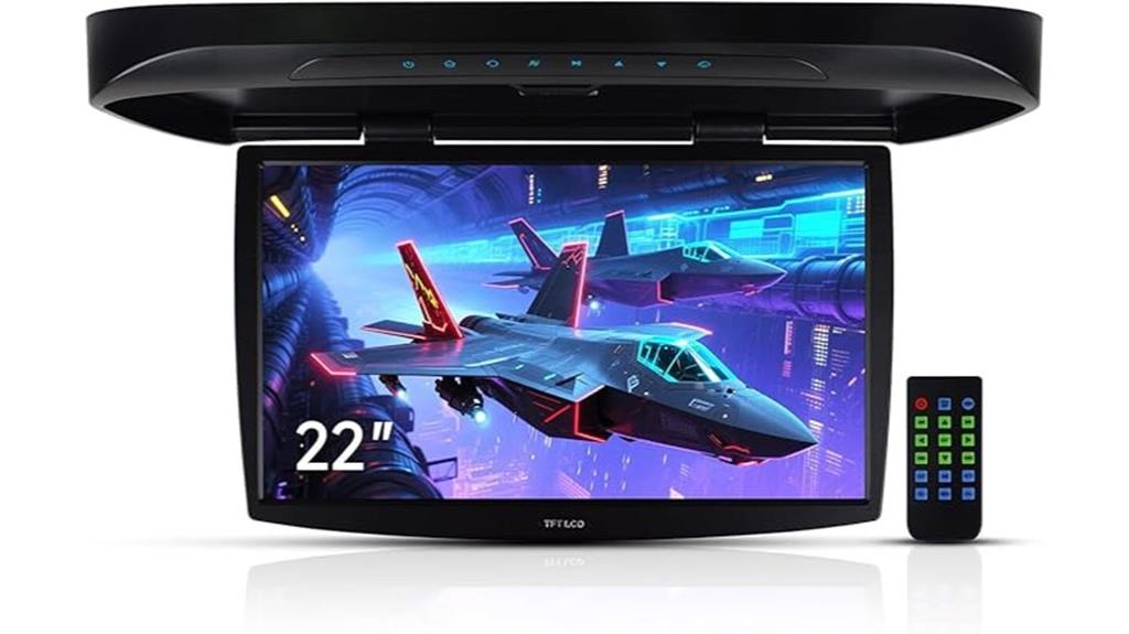 22 inch overhead car monitor