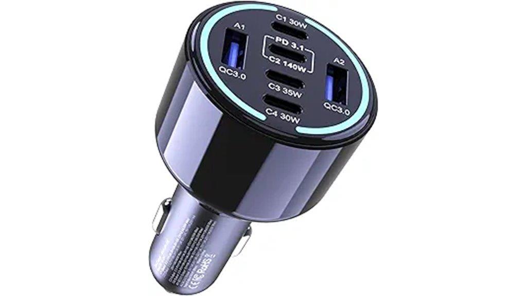 300w usb c car charger