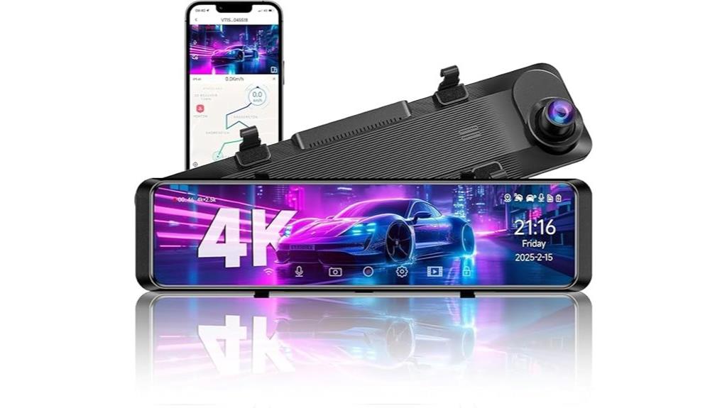 4k backup dash camera