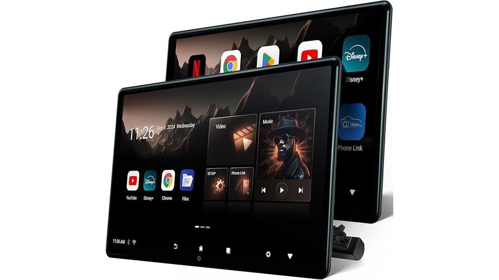 4k touchscreen car monitor