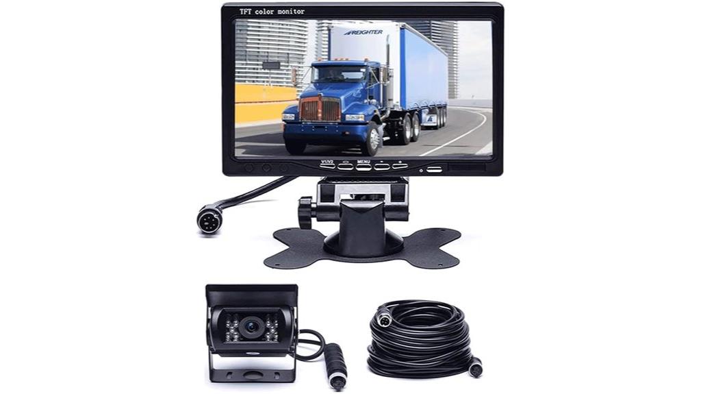 7 inch backup camera kit