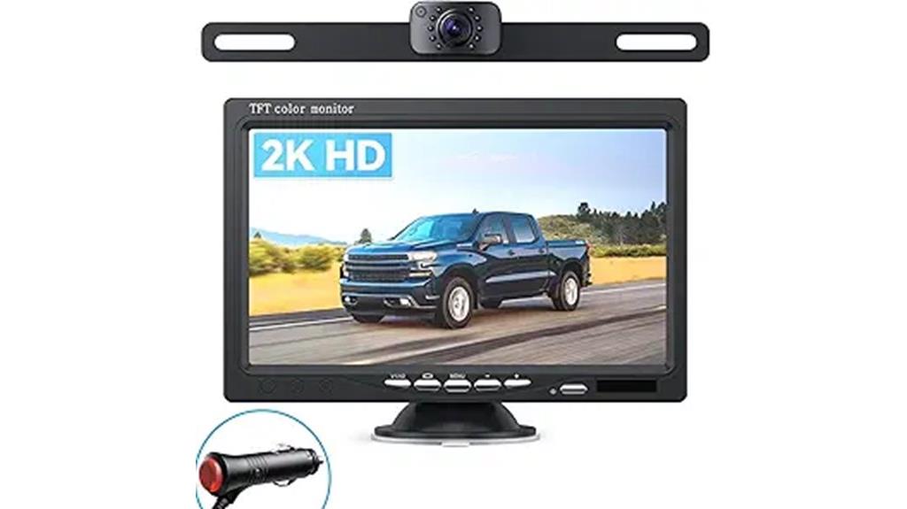 7 inch hd backup camera
