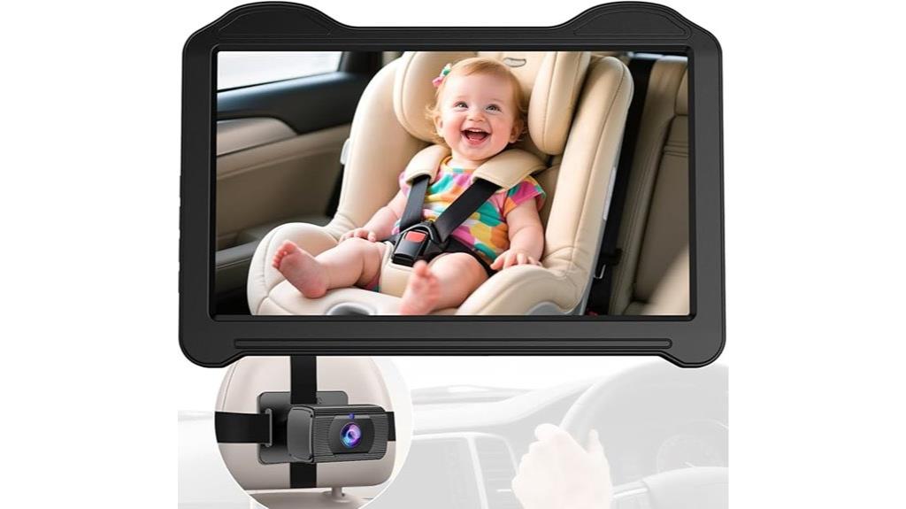 7 inch hd rear camera