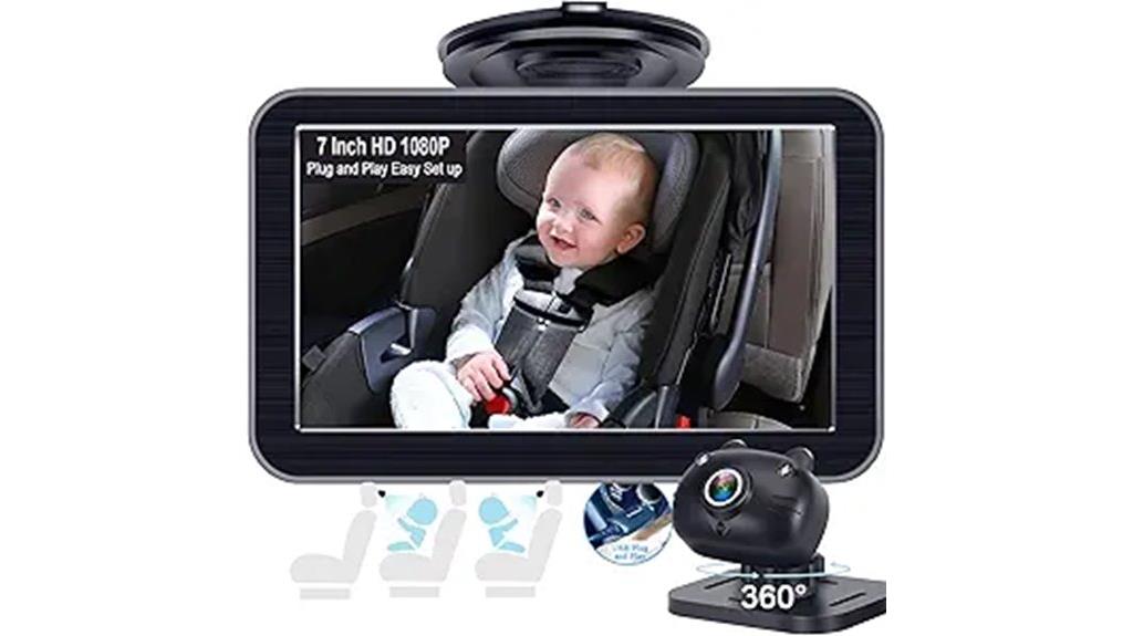 baby car camera display