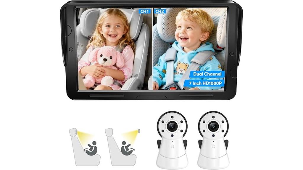 baby monitor with dual screens