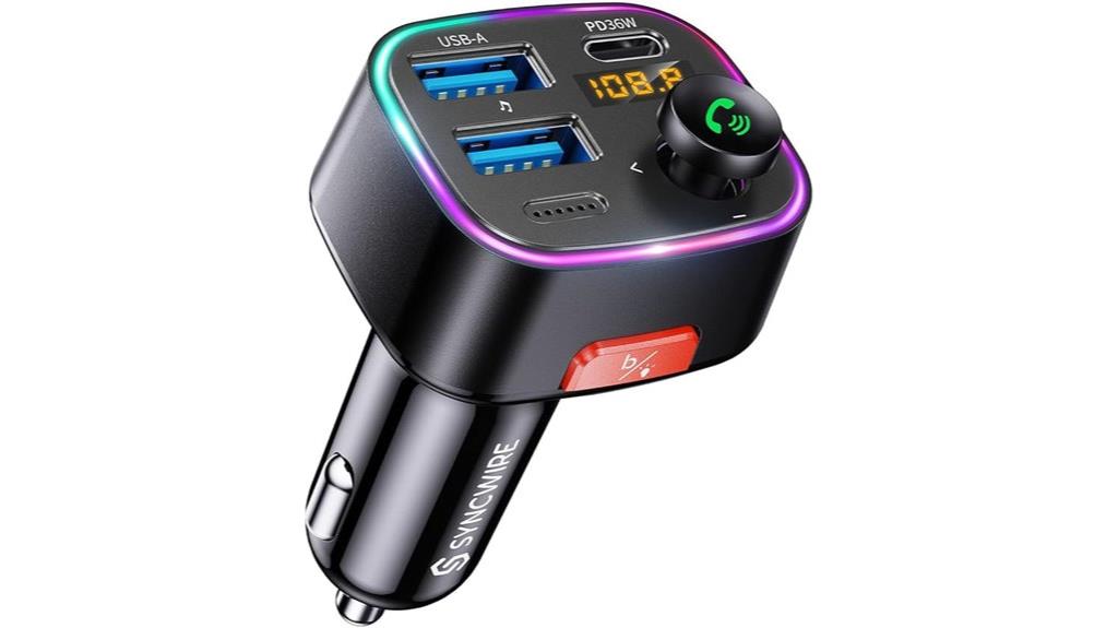 bluetooth 5 4 fm transmitter