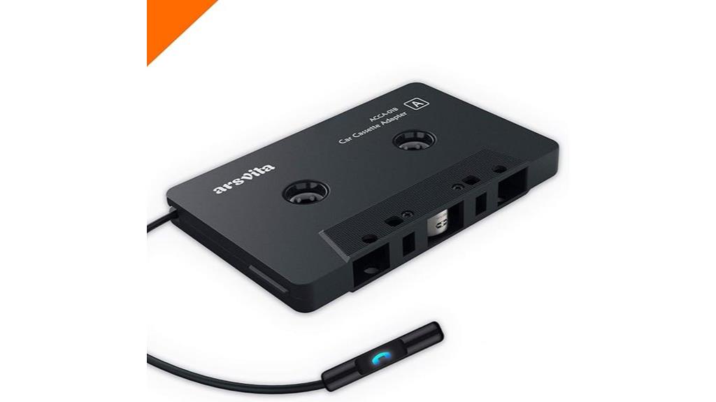 bluetooth cassette receiver device