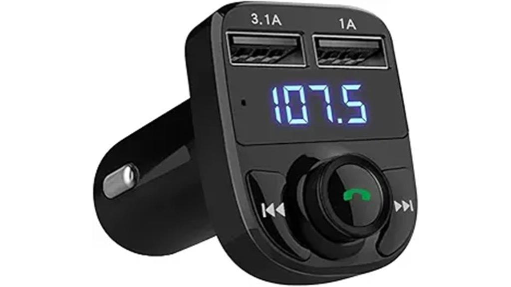 bluetooth fm car charger