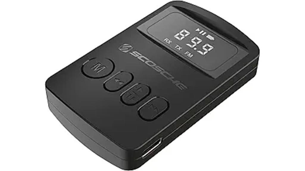 bluetooth transmitter with long battery